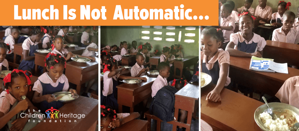 Lunch isn't Automatic - The Children Heritage Foundation (tCHF)